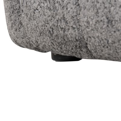 SOFA 2-SEATER MOBY HM9595.01 GREY BOUCLE FABRIC 145x82x67Hcm.