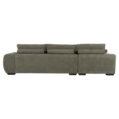 CORNER SOFA (LEFT) COVEN HM3266.04L GREEN FABRIC 298x102-208x85Hcm.