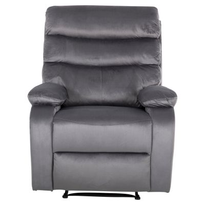 ARMCHAIR RELAX YASUMU HM9783.01 GREY VELVET 80x93x100Hcm.