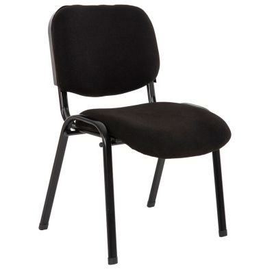 COLLABORATION CHAIR JANISHA HM1010.11 HOMEMARKT BLACK FABRIC 53,5x59x77Hcm.