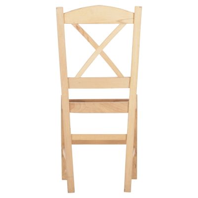 CHAIR RIO HM10097 BEECH WOOD IMPREGNATED-UNPAINTED 41x40x91Hcm.FRAME ONLY