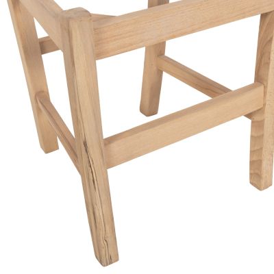 CHAIR RIO HM10097 BEECH WOOD IMPREGNATED-UNPAINTED 41x40x91Hcm.FRAME ONLY