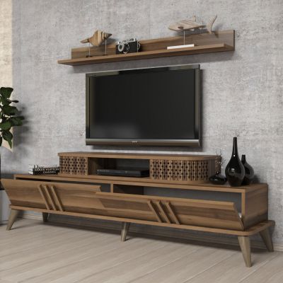 LIVING ROOM COMPOSITION HM11848.02 2PCS IN WALNUT