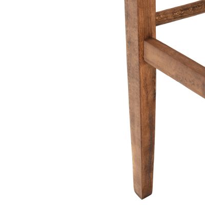 BAR STOOL GADIEL HM5587.01 BEECH WOOD IMPREGNATED IN WALNUT COLOR 40,5x39x104.5Hcm.FRAME ONLY