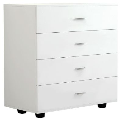 HM8996.03 4-drawer cabinet THORG, white, melamine, 80x40x83H