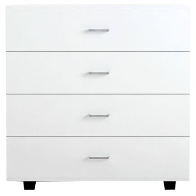 HM8996.03 4-drawer cabinet THORG, white, melamine, 80x40x83H