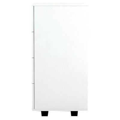 HM8996.03 4-drawer cabinet THORG, white, melamine, 80x40x83H