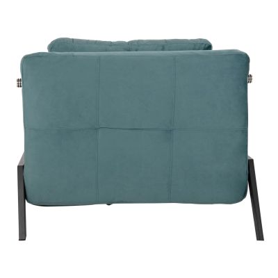 EASYCHAIR/BED CONSTANCE HM3078.15 TURQUOISE COLORED VELVET 95x92x66Hcm.