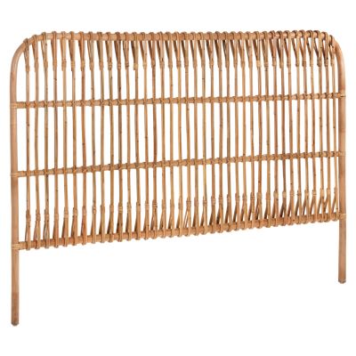 BED HEADBOARD MERMA HM9549 RATTAN IN NATURAL COLOR 165x5x121Hcm.