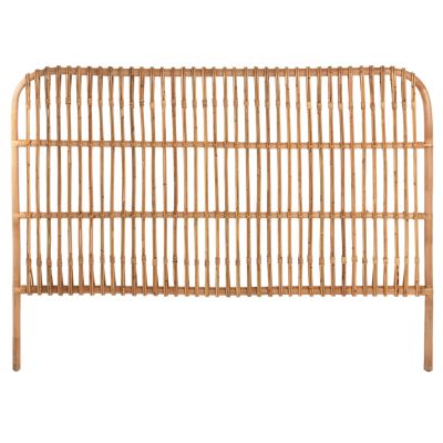 BED HEADBOARD MERMA HM9549 RATTAN IN NATURAL COLOR 165x5x121Hcm.