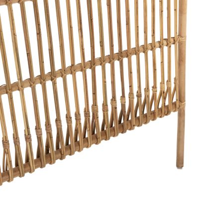 BED HEADBOARD MERMA HM9549 RATTAN IN NATURAL COLOR 165x5x121Hcm.