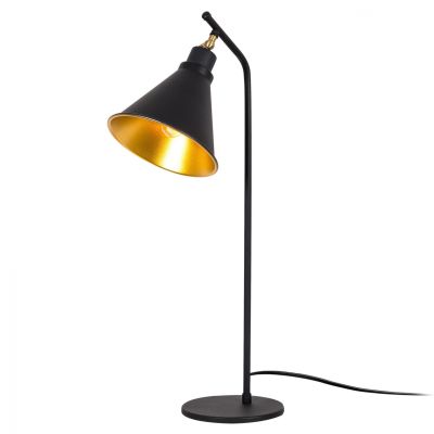 TABLE LAMP IN BLACK AND GOLD HM7290 Φ28x50cm