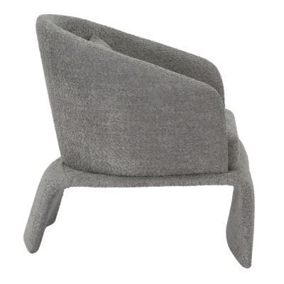 ARMCHAIR BEVY HM9677.01 GREY BOUCLE FABRIC-METAL FRAME 72x71x75Hcm.