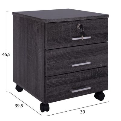 Офис комплект 2 части Office & Cabinet Grey цвят HM10337.01