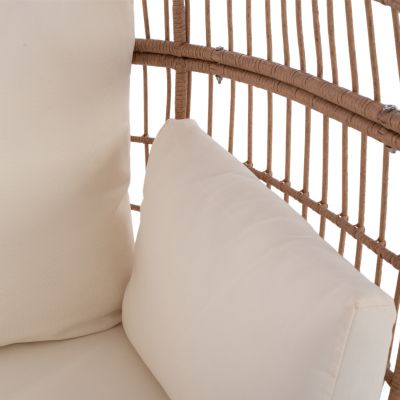 ARMCHAIR NEST ALLEGRA HM5764 WITH WICKER IN BEIGE SHADE 110x85x148 cm.