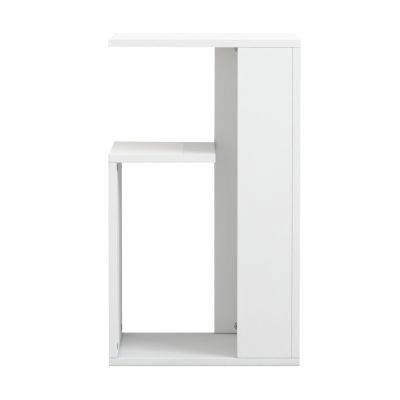 SIDE TABLE DAWN MELAMINE WHITE 35X29,5X60Hcm.HM8880.11