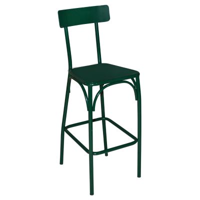 Metallic Stool with sheet metal 75cm height 383-E/P 38x47x113cm