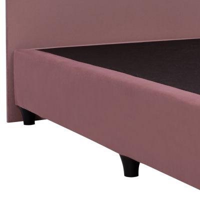 HM647.12 bed MALENA, dusty pink velvet, 120x200cm