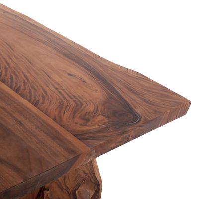 DINING TABLE ULYSES HM9758 SOLID SUAR WOOD IN NATURAL COLORING 250x90x78Hcm.