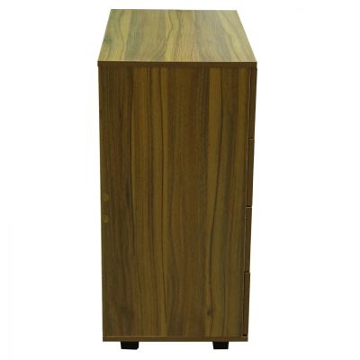 HM8996.02 4-drawer cabinet THORG, walnut, melamine, 80x40x83H