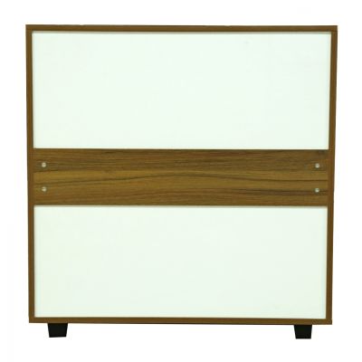 HM8996.02 4-drawer cabinet THORG, walnut, melamine, 80x40x83H