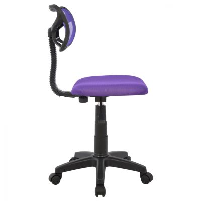 Office chair HM1026.04 purple with mesh fabric 40,5x50,5x91,5 cm.