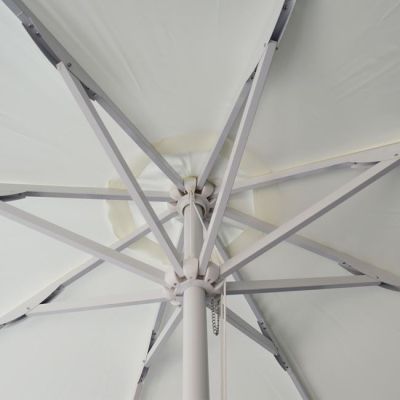 Professional Umbrella Alu 2.5M Cream color One piece Tube HM6005