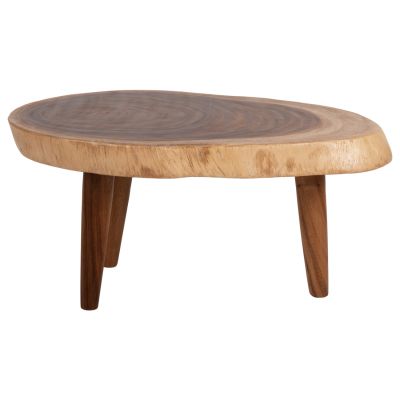 COFFEE TABLE DOMPU HM9631 SOLID SUAR WOOD 8cm THICK TABLETOP 60x94x46Hcm.