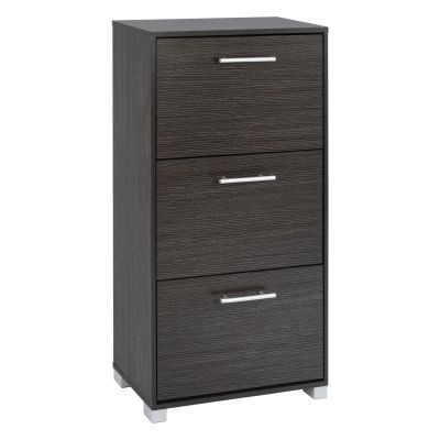 Shoe Cabinet Wooden HM2221.01 Zebrano 3Places 62x24x110