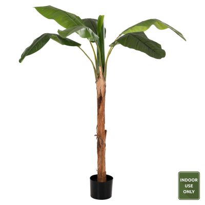 DECORATIVE SYNTHETIC PLANT HM7979 BANΑΝΑ TREE (1) IN POT 180H cm.