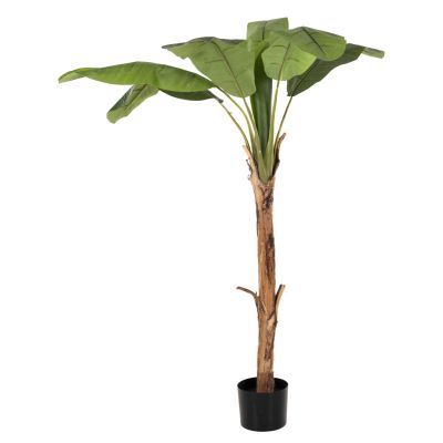 DECORATIVE SYNTHETIC PLANT HM7979 BANΑΝΑ TREE (1) IN POT 180H cm.