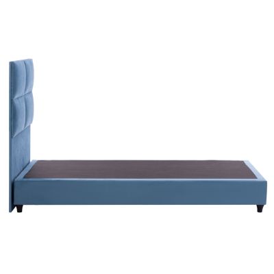 HM652.09 bed MILO, blue velvet, 90x200