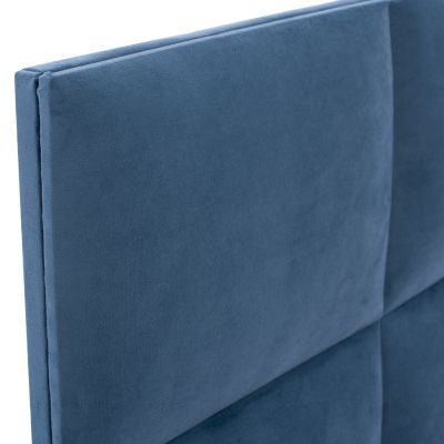 HM652.09 bed MILO, blue velvet, 90x200