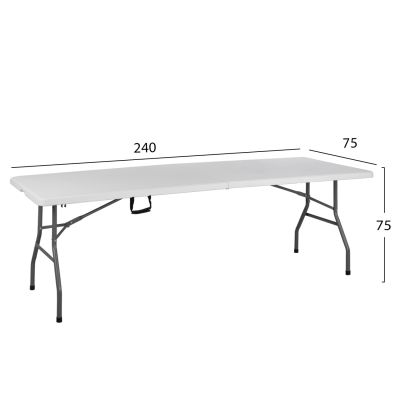Catering Table HM5681 240x75x75 Foldable-Suitcase