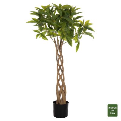 DECORATIVE SYNTHETIC PLANT IN POT HM4001 PACHIRA MACROCARPA ("MONEY TREE") 116H cm.