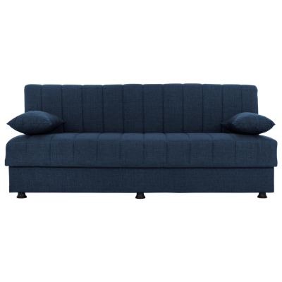 ANDRI HM3239.07, SOFA-BED, 3 SEATER, BLUE FABRIC