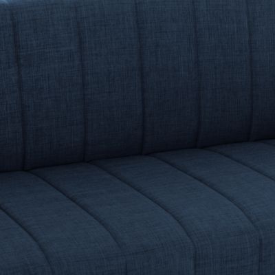 ANDRI HM3239.07, SOFA-BED, 3 SEATER, BLUE FABRIC