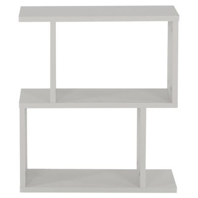 SIDE TABLE HM8956.13 WITH STORAGE SPACES AMABELLA MELAMINE WHITE 45x17x52Hcm.