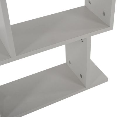 SIDE TABLE HM8956.13 WITH STORAGE SPACES AMABELLA MELAMINE WHITE 45x17x52Hcm.