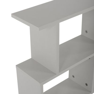 SIDE TABLE HM8956.13 WITH STORAGE SPACES AMABELLA MELAMINE WHITE 45x17x52Hcm.
