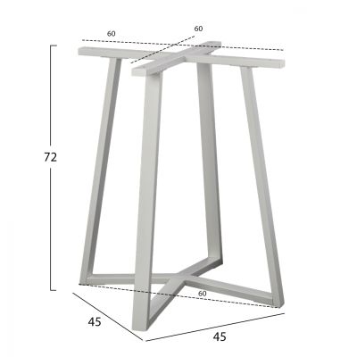 База за маса Бяла HM470.02 60x60x71см