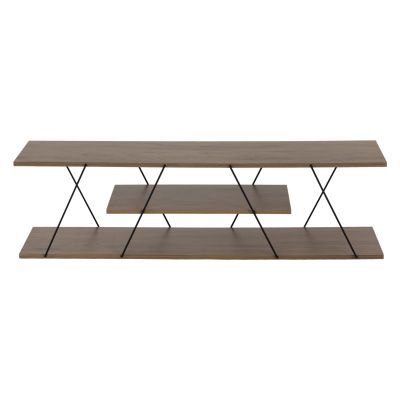 TV STAND TARS HM8922.13 MELAMINE OLIVE GREY 120x32x33Hcm.