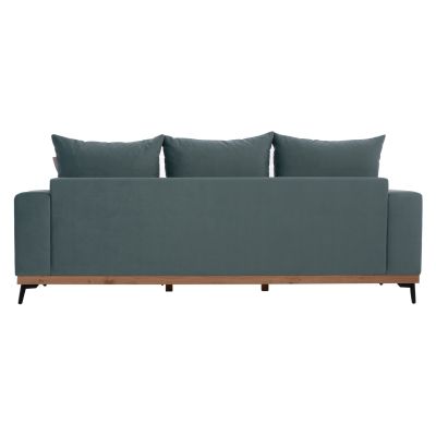 PORTOFINO corner sofa, mint color, high leg, 2pcs, interchangeable, stain-resistant, and water-repellent