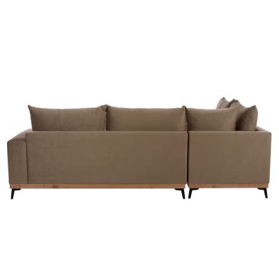 HM3253.03L MESINA corner sofa, beige, high leg, 2pcs, left corner