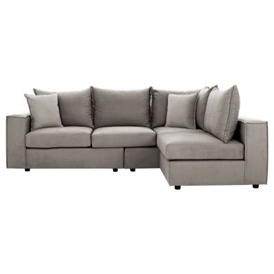 CORNER SOFA MONZA HM3256.11 INTERCHANGEABLE- BEIGE 265x195x98Hcm.