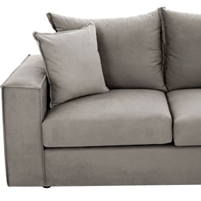 CORNER SOFA MONZA HM3256.11 INTERCHANGEABLE- BEIGE 265x195x98Hcm.