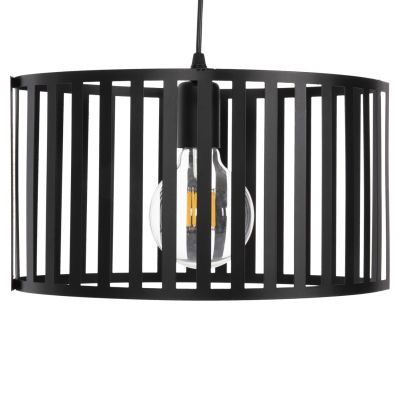 CEILING PENDANT LUMINAIRE HM4113 BLACK METAL 34x23x121Hcm.