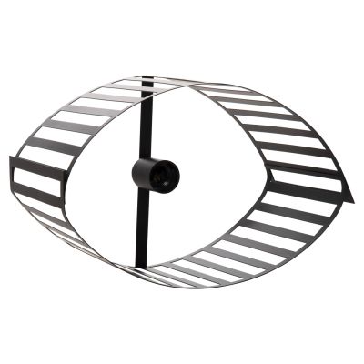 CEILING PENDANT LUMINAIRE HM4113 BLACK METAL 34x23x121Hcm.