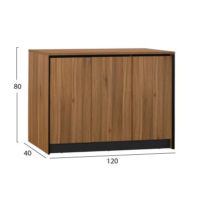 Professional office cabinet Supreme 120x40x80cm HM2357