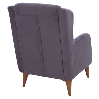 ARMCHAIR HAYES HM9135.01, GRAY velvet, 70x83x96 cm.